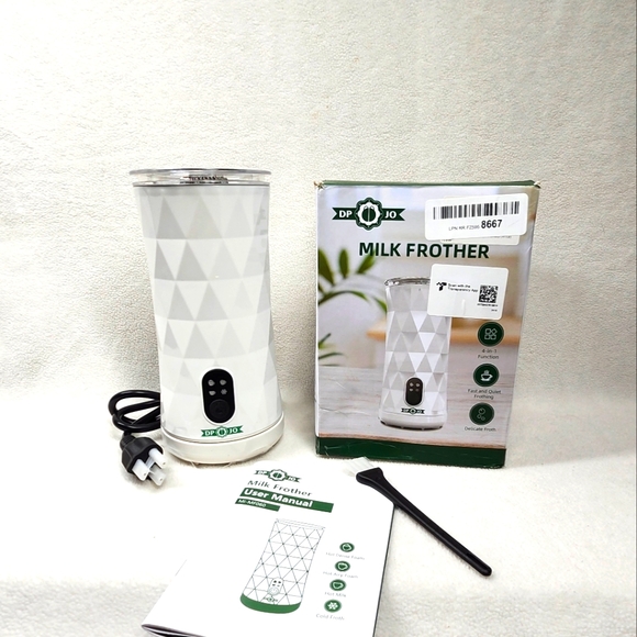 DPJO Milk Frother Frothing Cooffee Never Used - Picture 2 of 6